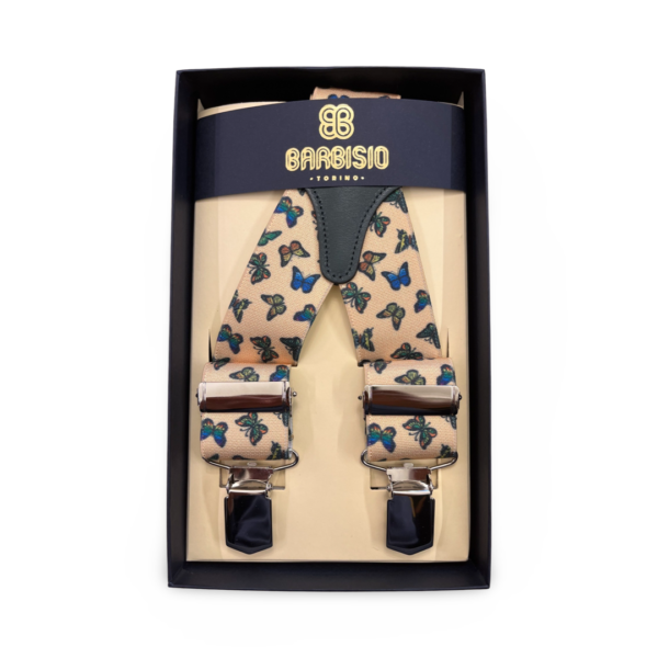 Bretelles Farfalle Fabriquées En Italie - Modèle Fantaisie Pour Homme