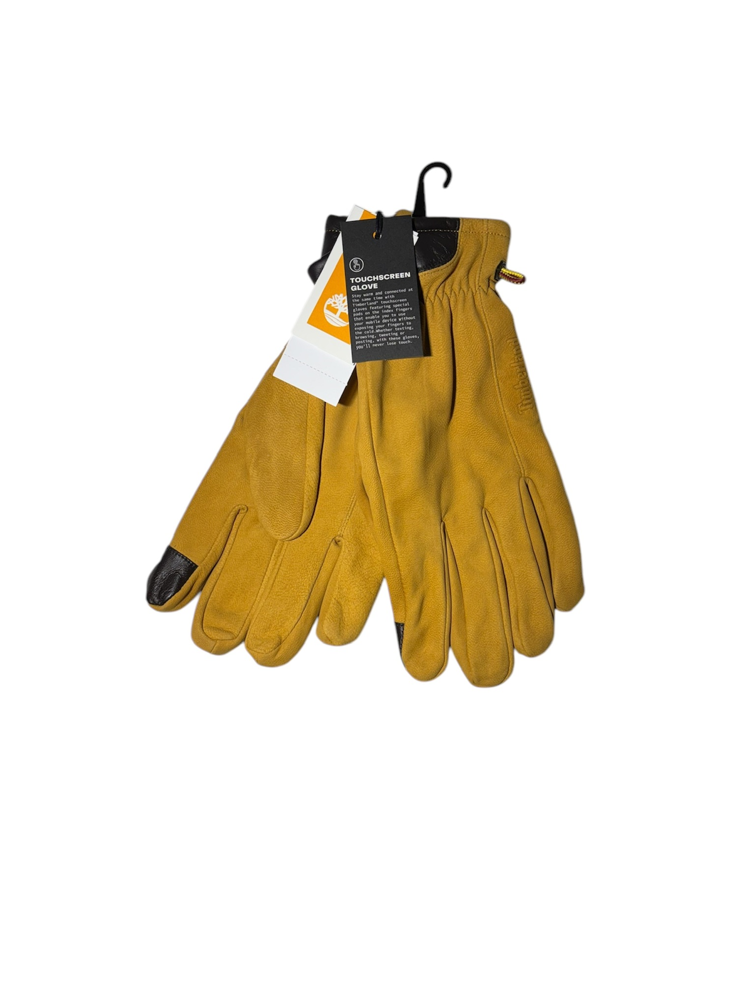 Guanti Timberland tessuto tecnico e pelle barbisio beige (1)